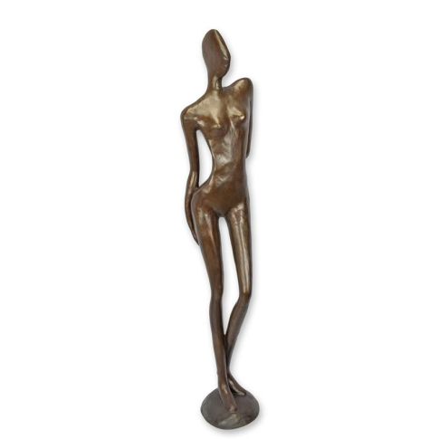 Gartenstatue Aktmodel - H. 180,5 cm - Bronze