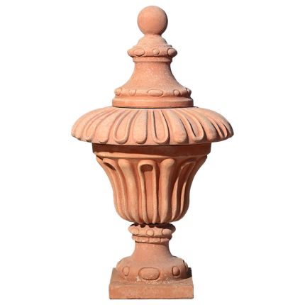 Impruneta Terracotta, Alzata, Endstück, Verzierungselement