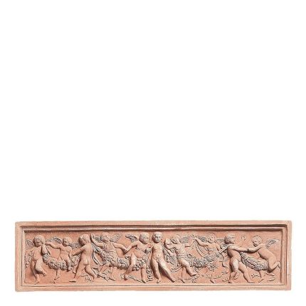 Impruneta Terracotta, Pannello "Danza Robbiana", Wandbild tanzende Engel, Dekoration, Relief