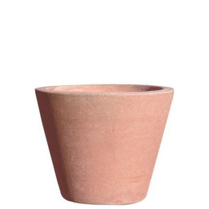 Impruneta Terracotta, Conino, runder Pflanztopf, Blumentopf, Vase	