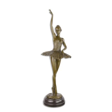 Bronzefigur Ballerina, A BRONZE SCULPTURE OF A BALLERINA