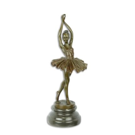 Bronzefigur Ballerina, A BRONZE SCULPTURE OF A BALLERINA