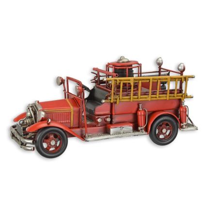 Miniaturmodell Feuerwehrwagen, Zinnblech, A TIN MODEL OF A FIRETRUCK