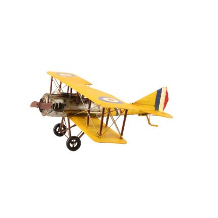 Blechmodell Miniatur-Flugzeug, Doppeldecker, A TIN MODEL OF A BIPLANE