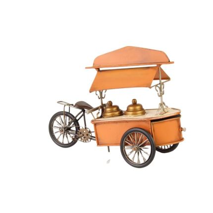 Blechmodell Miniatur-Eiscreme-Wagen, A TIN MODEL OF AN ICE CREAM CART