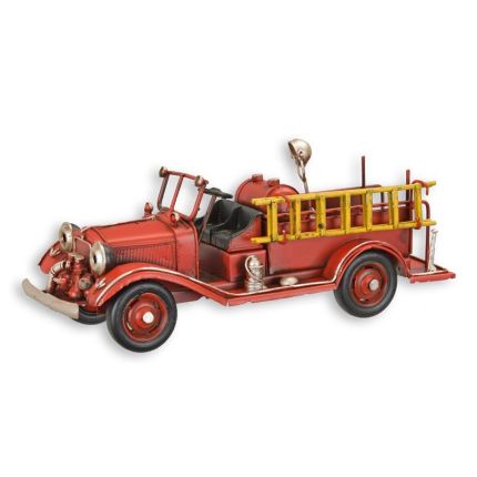 Miniaturmodell Feuerwehrauto, Zinnblech, A TIN MODEL OF A FIRETRUCK