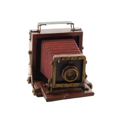 Blechmodel Miniatur-Kamera, A TIN MODEL OF A BELLOWS CAMERA