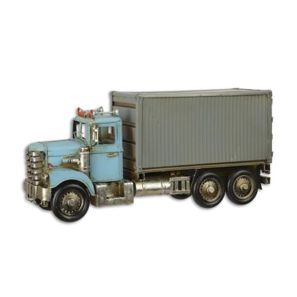 Blechmodel Miniatur-Containertruck, A TIN MODEL OF A CONTAINER TRUCK