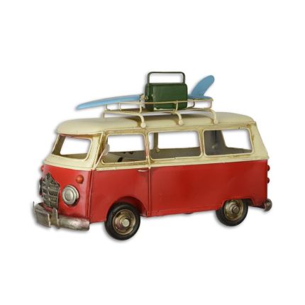 Miniaturmodell Surferbus, Zinnblech, A TIN MODEL OF A SURF BUS