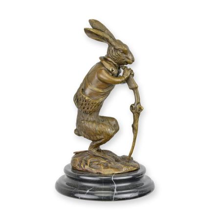 Bronzefigur Hase