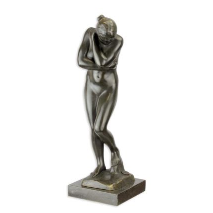 Bronzefigur Eva, A BRONZE SCULPTURE OF EVE