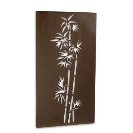 Eisen-Wanddekoration Bambus in Durchbruch-Gestaltung, AN IRON BAMBOO CUT OUT WALL DECOR