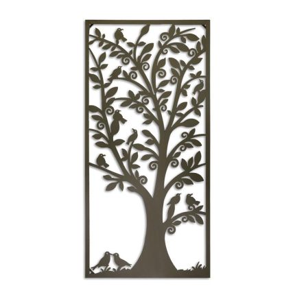 Wanddekoration Lebensbaum aus Eisen, AN IRON TREE OF LIFE WALL DECOR