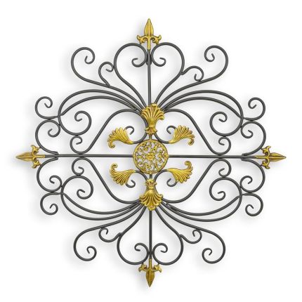 Eisen-Wandbild Ornamente, AN IRON ORNAMENTAL WALL DECOR