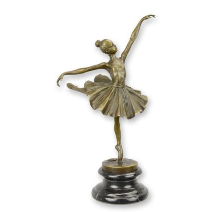 Bronzefigur Ballerina, A BRONZE SCULPTURE OF A BALLERINA