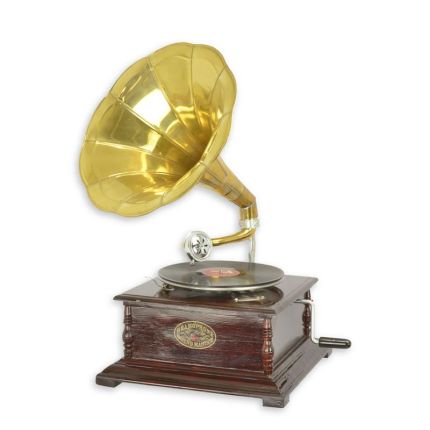 Grammophon, viereckig, A SQUARE GRAMAPHONE