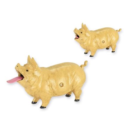 Gusseisen-Sparschwein, A CAST IRON PIGGY BANK