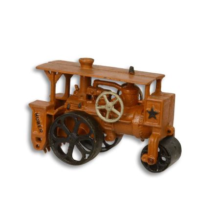 Miniatur Dampfwalze aus Gusseisen, A CAST IRON MODEL OF A ROLLER