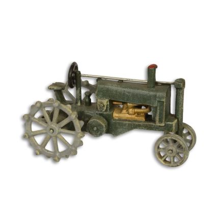 Miniatur Traktor aus Gusseisen, A CAST IRON MODEL OF A TRACTOR