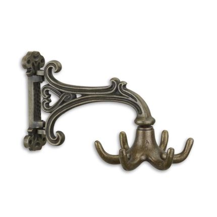 Gusseisen-Garderobenwandhaken, A CAST IRON COAT HOOK