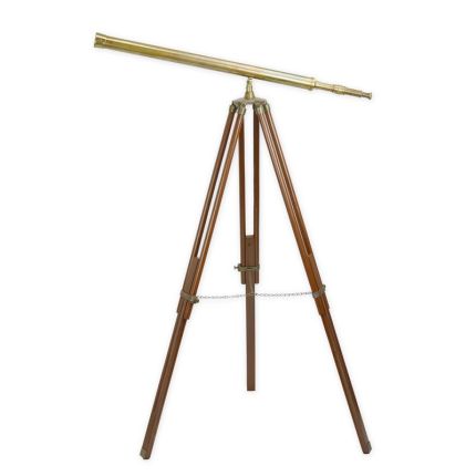 Messingteleskop auf Stativ, A BRASS TELESCOPE ON STAND