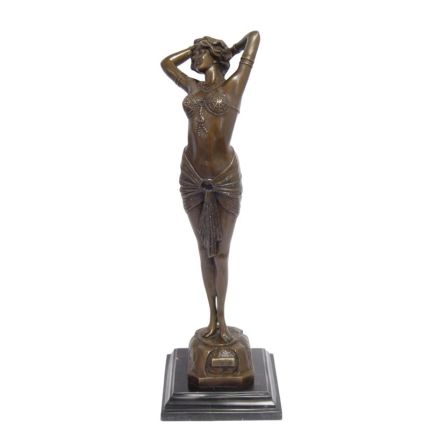 Bronzefigur "Das Erwachen", A BRONZE SCULPTURE CALLED REVEIL