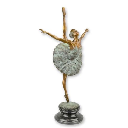 Bronzefigur Ballerina, A BRONZE SCULPTURE OF A BALLERINA