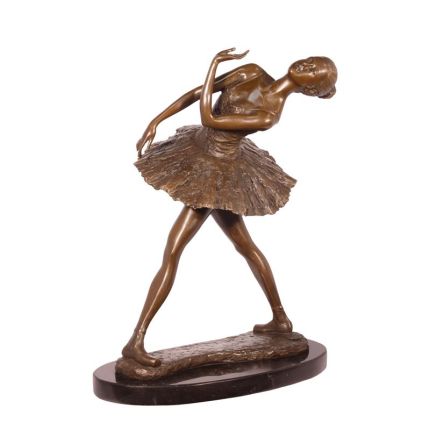 Bronzefigur Ballerina, A BRONZE SCULPTURE OF A LITTLE DANCER