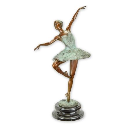 Bronzefigur Ballerina, A BRONZE SCULPTURE OF A BALLERINA