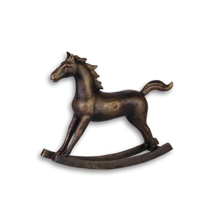 Gusseisen-Schaukelpferd, A CAST IRON ROCKING HORSE