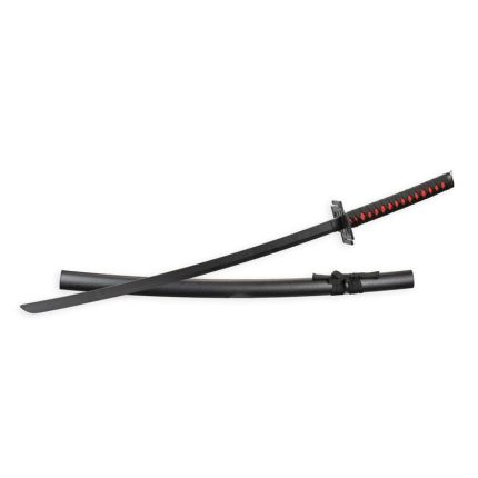 Langschwert, schwarz-roter Griff, A RED AND BLACK HANDLED KATANA