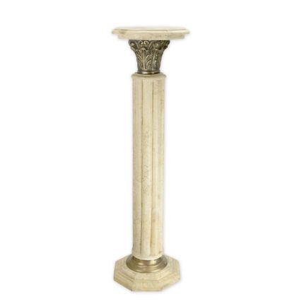 Marmorsäule, cremefarben, A MARBLE COLUMN - CREME