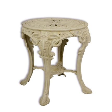 Gusseisentisch, Gartentisch, Tisch, viktorianischer Stil, A CAST IRON VICTORIAN STYLE GARDEN TABLE