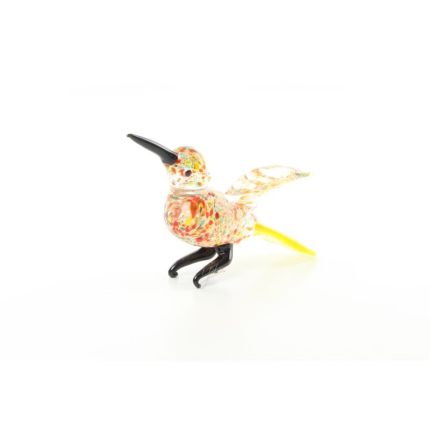 Glasfigur Schwan im Murano-Stil, A MURANO STYLE MINIATURE GLASS FIGURINE OF A SWAN