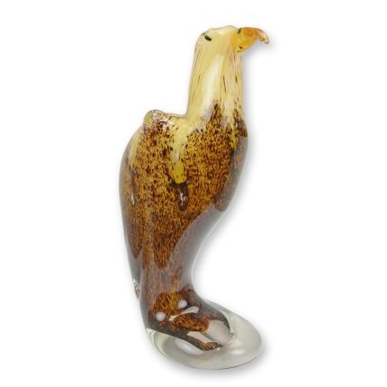 Glasfigur Reiher im Murano-Stil, A MURANO STYLE GLASS FIGURINE OF A HERON