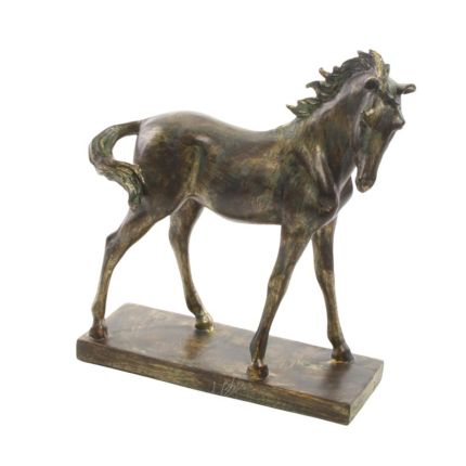 Polyresinfigur Pferd, Pferdefigur, A RESIN FIGURINE OF A HORSE