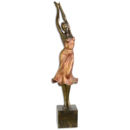 Polyresinfigur Tänzerin, Ballerina, A RESIN FIGURINE OF A BALLERINA