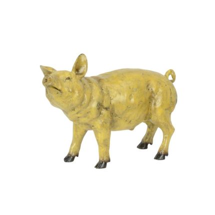 Bronzetierfigur Schwein, A BRONZE SCULPTURE OF A PIG