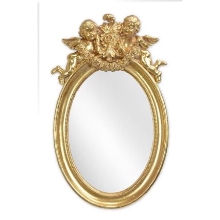 Spiegel mit Polyresin-Rahmen, A RESIN FRAMED GOLD MIRROR