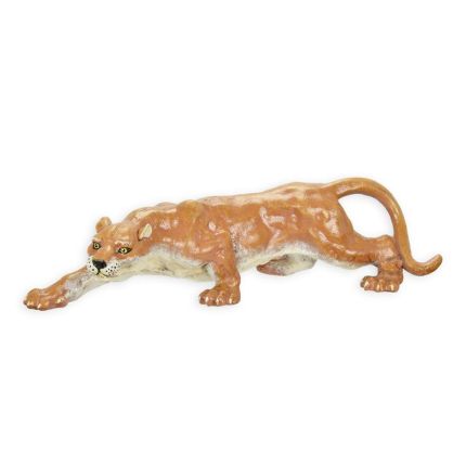 Gusseisentierfigur Leopard, A CAST IRON PANTHER