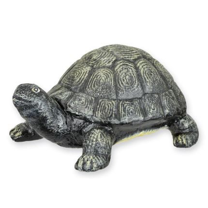 Gusseisentierfigur Schildkröte, A CAST IRON FIGURINE OF A TURTLE