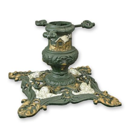 Weihnachtsbaumständer aus Gusseisen, A CAST IRON CHRISTMAS TREE STAND