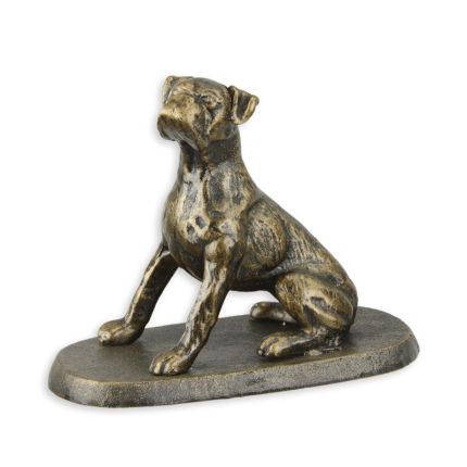 Gusseisen-Tierfigur Hund, A CAST IRON HOUND