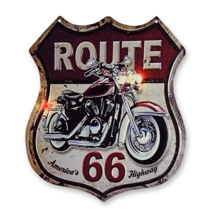 Blechschild, A TIN PLATE - ROUTE 66