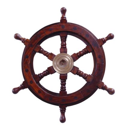 Steuerrad aus Holz, A WOODEN STEERING WHEEL