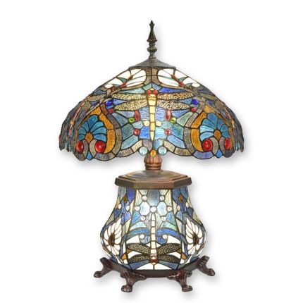 Tiffany-Tischlampe, A TIFFANY STYLE TABLE LAMP