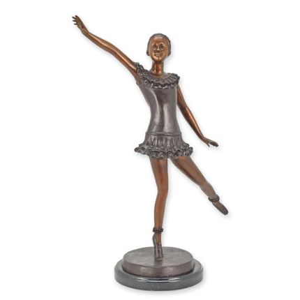 Bronzefigur Ballerina, A BRONZE SCULPTURE OF A BALLERINA