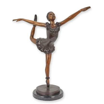 Bronzefigur Ballerina, A BRONZE SCULPTURE OF A BALLERINA