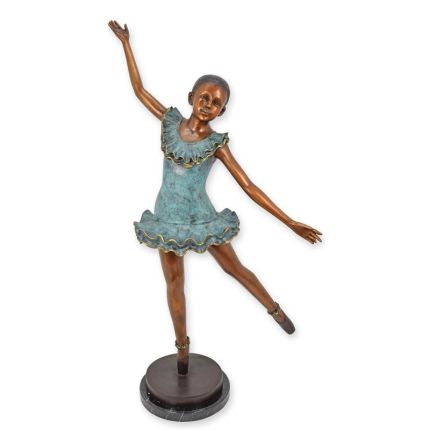 Bronzefigur Ballerina, A BRONZE SCULPTURE OF A BALLERINA