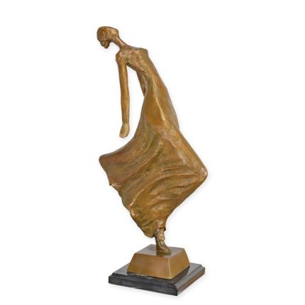 Bronzefigur Tänzerin - Höhe 60,1 cm